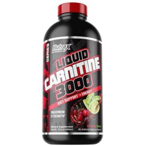 Nutrex Research Liquid Carnitine 300 - Cherry Lime (16 lbs - 480mL)
