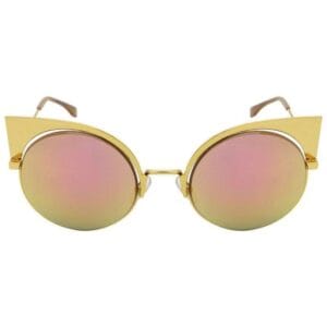 Óculos de Sol Fendi FF 0177/S 001/OJ Yellow Gold