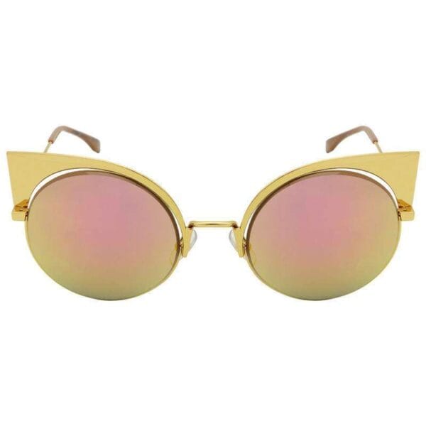 Óculos de Sol Fendi FF 0177/S 001/OJ Yellow Gold