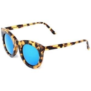 Óculos de Sol Illesteva Boca Honey Tortoise /Lente Espelhado Azul - C.6