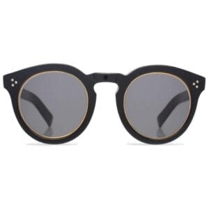 Óculos de Sol Illesteva Leonard 2 Ring Preto/Lente Espelhado Preto - Col.02