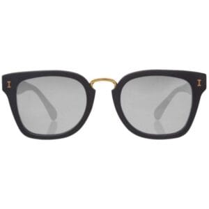 Óculos de Sol Illesteva Positano Preto/Lente Espelhado Prata - C.2