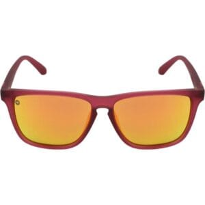 Óculos de Sol Knockaround Fast Lanes Frosted Rubber/Maroon Sunset Polarized FLSS3089