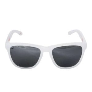Óculos de Sol Knockaround Premiums Staple White Monochrome Polarized-Limited Edition LEGL1