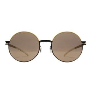 Óculos de Sol Mykita Alice Gold Jetblack Brilliant Grey Solid