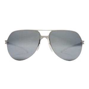 Óculos de Sol Mykita Bernhard Willhelm Beppo F10 Silver Silver Flash