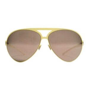 Óculos de Sol Mykita Bernhard Willhelm Sepp F63 Sulfur Superivory Flash
