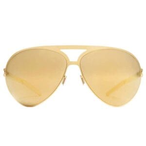 Óculos de Sol Mykita Bernhard Willhelm Sepp F9 Gold Gold Flash