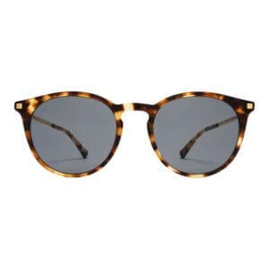 Óculos de Sol Mykita Keelut C10 Cocoa Sprinkles Glossy Gold Dark Blue Solid