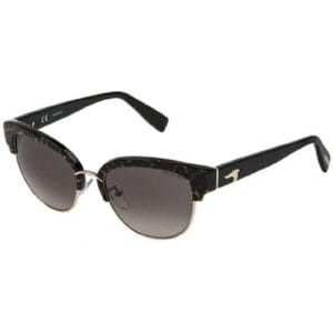 Óculos de Sol Trussardi STR076 02AB Preto marmorizado