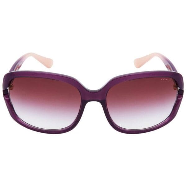 Óculos para Sol Coach HC8169 53518H Crys Plum/Crys Plum Blush Grad 57-16-135 2N