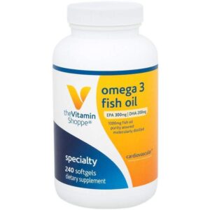 Omega 3 Fish Oil The Vitamin Shoppe Specialty (240 Capsules)