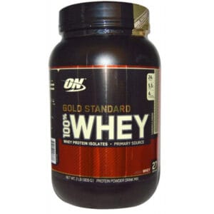 Optimum Nutrition Gold Standard 100% Whey - Cookies & Cream 27 porções 2lb(909g)