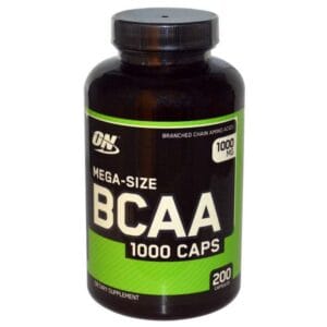 Optimum Nutrition Mega Size BCAA 1000 Caps 1000MG 200 Cápsulas