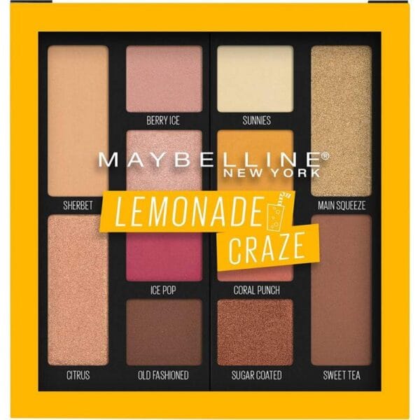 Paleta de Sombras Maybelline Lemonade Craze (12 Cores)