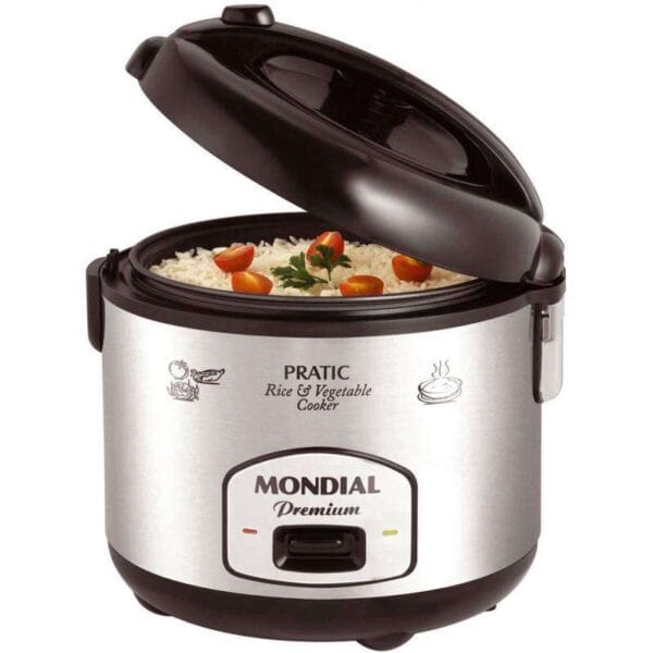 Panela Elétrica de Arroz Mondial  Pratic 10  PE-01 - Prata/Inox - 110V