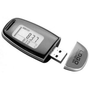 Pedômetro USB More Fitness MFP-515- Preto/Cinza