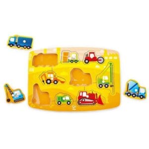 Peg Puzzle Construção Hape - E1407 (10 Peças)