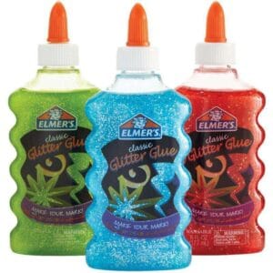 Pegamento Glitter Elmers Classic 2022911 - 3x177mL Verde/Azul/Vermelho (3 unidades)