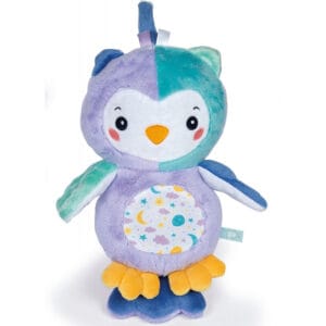 Pelúcia luminosa de coruja baby Clementoni 17268