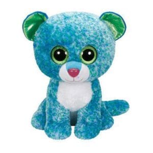 Pélucia TY Beanie Boos Leona Leopardo Azul