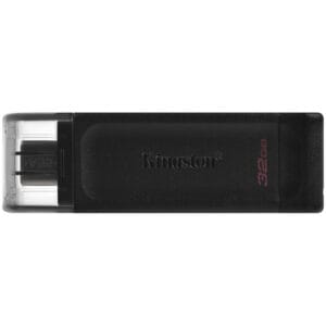 Pen Drive Kingston  DT70  32GB USB-C 3.2 Preto