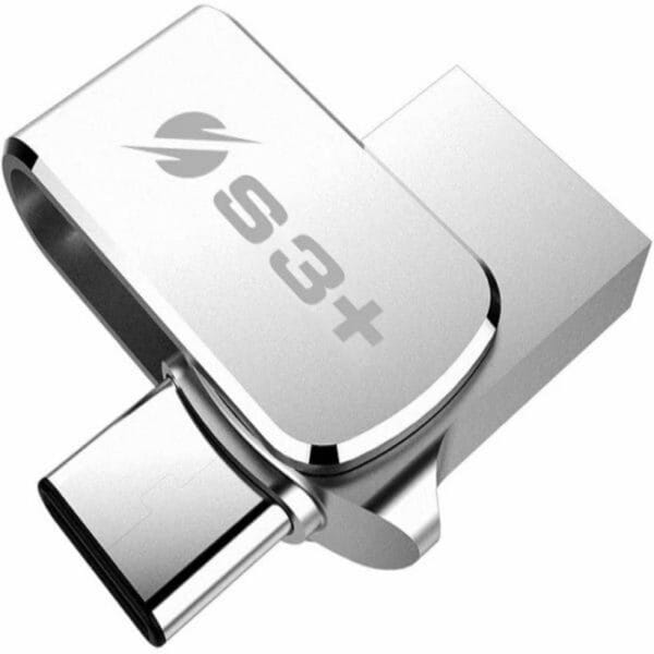 Pendrive S3+ STEEL 3.1 64GB S3PD3104064AL-R USB/USB - C