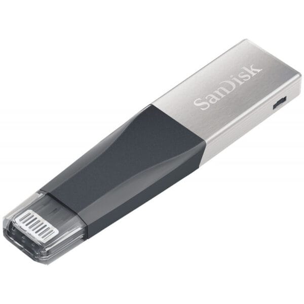 Pendrive Sandisk Ixpand Mini 32GB - Preto/Inox