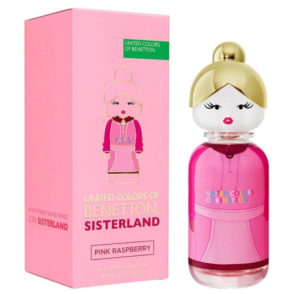 Perfume Benetton United Colors Sisterland Pink Raspberry EDT 80mL - Feminino