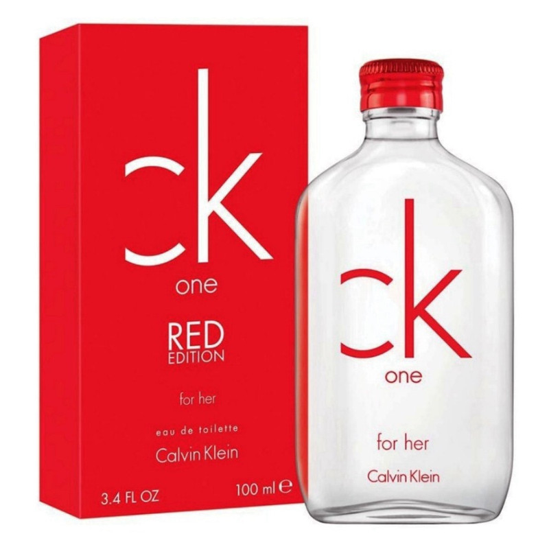 Perfume Calvin Klein CK One Red Edition EDT 100mL - Feminino no Paraguai na  Cellshop - Lista de preços dos produtos no Paraguai