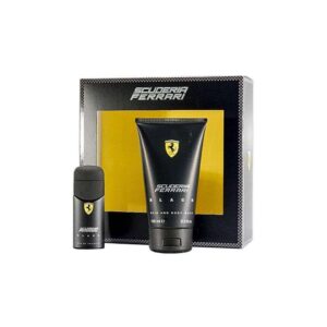 Perfume Ferrari Scuderia Black EDT 30mL + Body Wash 150mL Masculino