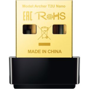 Adaptador WiFi USB TP-Link AC600 Archer T2U Nano 600Mbps