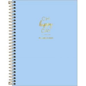 Agenda Espiral Planner Happy 2020 Tilibra 80 Paginas
