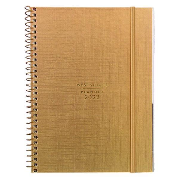 Agenda Espiral Tilibra West Village Planner 2022 - 80 Folhas