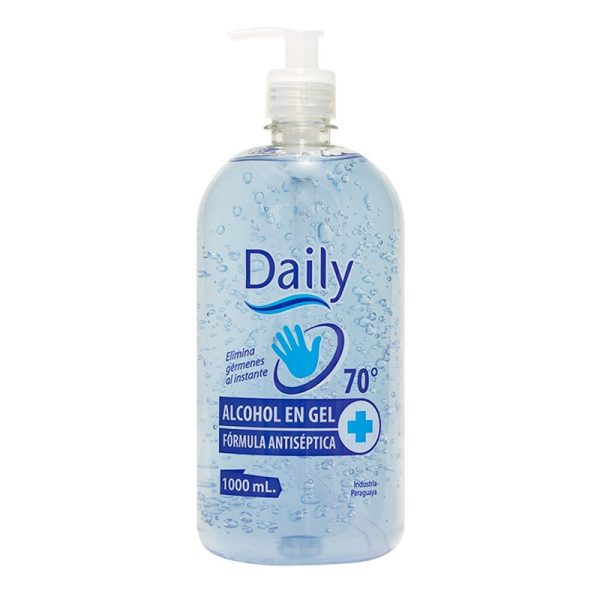 Álcool em Gel Antisséptico Daily 70% 1000mL