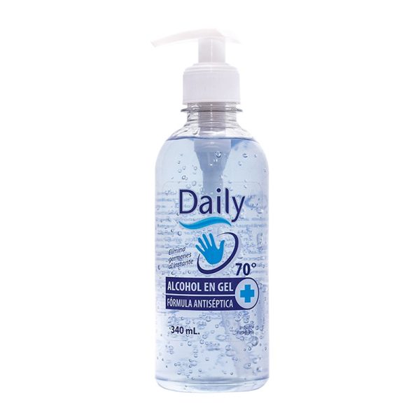 Álcool em Gel Antisséptico Daily 70% 340mL