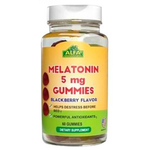 Alfa Vitamins Melatonin 5MG (60 Gummies)