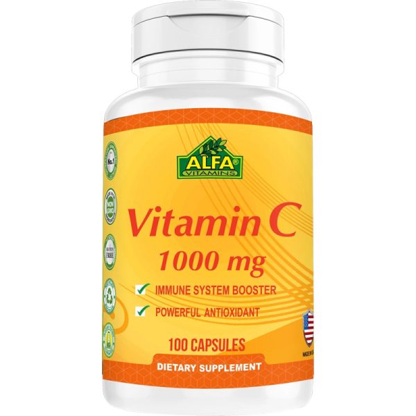 Alfa Vitamins Vitamin C 1000 MG (100 Cápsulas)