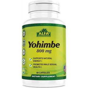 Alfa Vitamins Yohimbe 800 MG (60 Cápsulas)