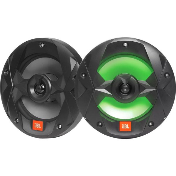 Alto Falantes Marítimo JBL Club Marine MS8LB 450W 8'' - Preto/RGB LED