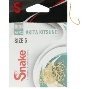 Anzol Snake Akita Kitsune Gold 05 (50 Peças)