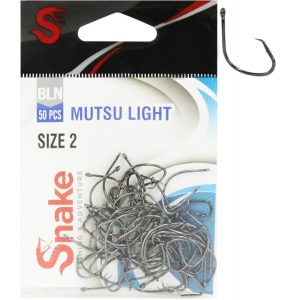 Anzol Snake Mutsu Light Black Nickel 02 (50 Peças)