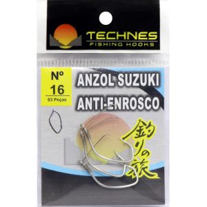 Anzol Technes Suzuki Anti-Enronso 16 (3 Pçs)