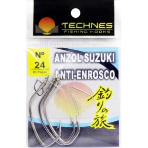 Anzol Technes Suzuki Anti-Enronso 24 (3 Pçs)