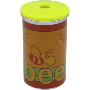 Apontador de Lápis com Deposito Bee - Amarelo