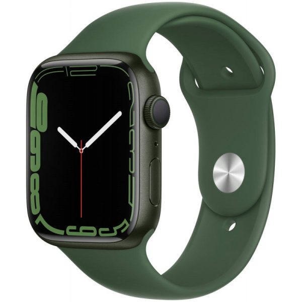 Apple Watch S7 (GPS) Caixa Alumínio Green 45mm Pulseira Esportiva MKN73BE/A