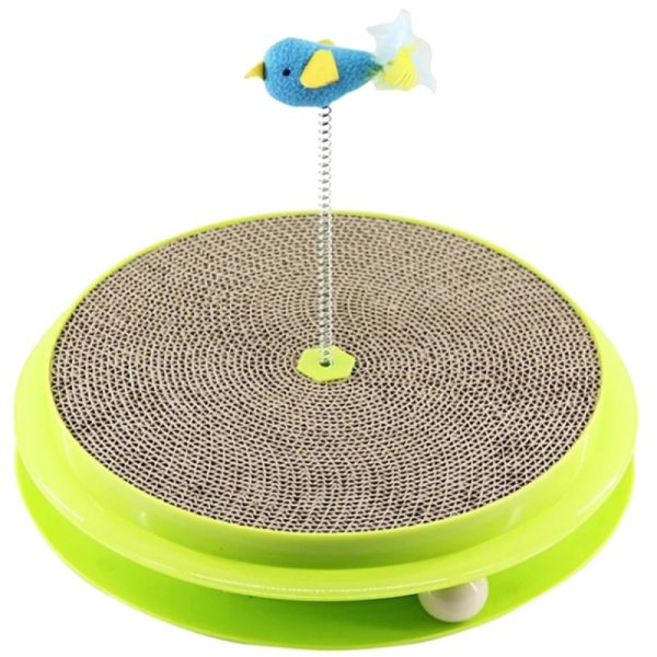 Arranhador de papelão para gato - Pawise 28510 3 em 1 Cat Play Center