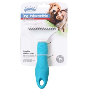 Arranhador de pelos para cães Turquesa S - Dog Undercoat Rake 11466