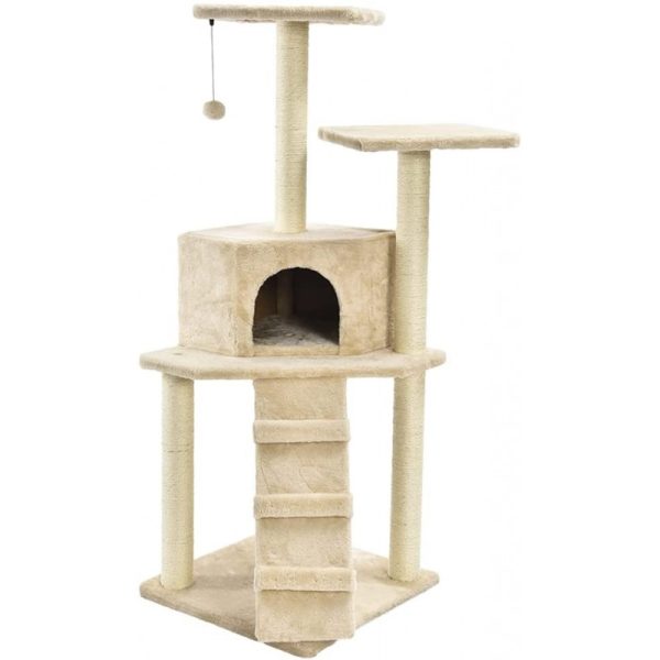 Arranhador para Gatos com Plataforma - Pawise Cat tree with Cave 28712