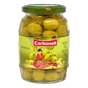 Azeitona Carbonnell com Recheio de Pimenta - 350g